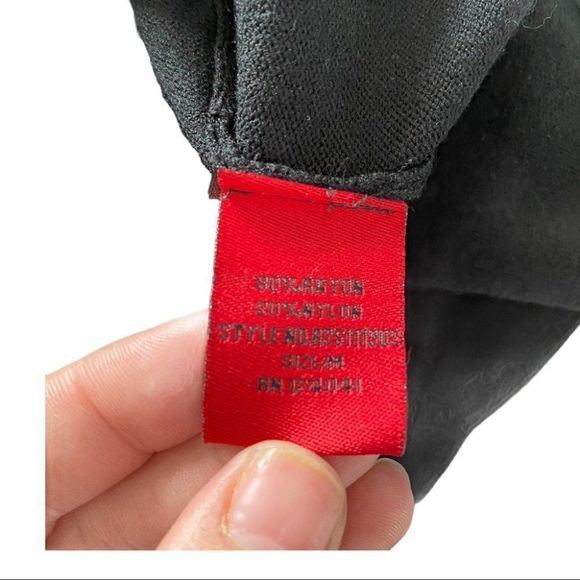 Chain trimmed cartigan in black 3/4 sleeve M VEUC - Picture 8 of 9